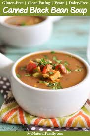 Black Bean And Lentil Soup Recipe Canned Black Bean Soup Recipe My Natural Family Recipe Bean Soup Clean Eating Recipes For Dinner Bean Soup Recipes