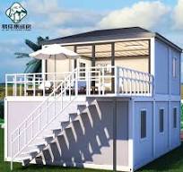 Prefabricated Container House Rock Wool Board Construction Site Housing