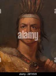 Portrait of African American actor Ira Aldridge who was manager of Coventry  Theatre in 1828 Stock Photo