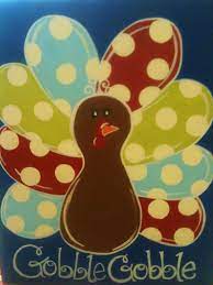 I wanted to play on the traditional gift of paper and thought canvas and a painting would be a nice modern twist on the traditional gift. Whimsical Turkey Canvas Art Painting By Thepaintshackstudio 35 00 Fall Canvas Painting Canvas Painting Diy Turkey Painting