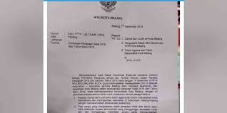 Hari ini dua kejadian berlaku dalam my family. Surat Edaran Terkait Nataru Dipertanyakan Ini Penjelasan Wali Kota Malang Malangvoice