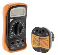 Lot Multimetre Digital Testeur De Prise Brico Depot