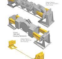 Dozer TRACK FRAME Rotisserie for a SAFE and EASY rebuild of ...