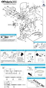 The polaris® 360 features advanced technology cleaning without the need for a separate booster pump. Polaris 360 Pool Cleaner Parts