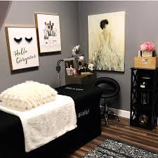 Lash Setup By Breathtakinglashesbybrii Esthetician Room Decor Esthetics Room Spa Room Decor