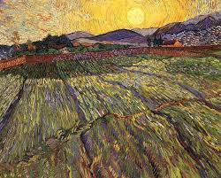 Art Infinitus On Instagram Vincent Van Gogh Enclosed Field With Rising Sun 1889 Vincentvangogh Va In 2020 Vincent Van Gogh Paintings Artist Van Gogh Van Gogh Art