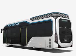 Toyota S Sora Electric Bus Concept Explores Future Of Fuel Cell Technology Fuel Cell Truck Design Transportation Design