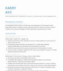 🔥 next step is to start applying 🤞. Mobile Tester Resume Example Tester Resumes Livecareer
