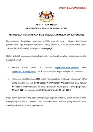 Panduan buat anda yang ingin membuat semakan keputusan mrsm tingkatan ambilan 2020 secara online. Tarikh Keputusan Peperiksaan Spm Tahun 2020