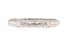 Platinum art deco style repousse design wedding band ring. Vintage Platinum Wedding Band In Art Nouveau Art Deco Fine Rings For Sale Ebay