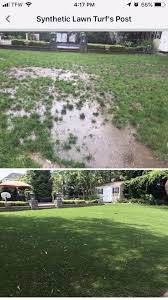 Drainage Problems Synthetic Lawn Lawn Turf Lawn