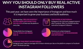 The sooner you start, the sooner you'll experience the growth you're looking for to really put. Why You Should Only Buy Real Active Instagram Followers Infographic