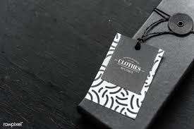 Download Premium Psd Of Black Trendy Packaging Box Mockup 531792 Hang Tag Design Box Mockup Tag Design