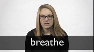 Breathe Definition And Meaning Collins English Dictionary