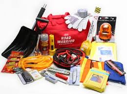 Car Emergency Kits (our field reporter is in the vehicle, he opens the window so he can talk to the camera.) car emergency kits