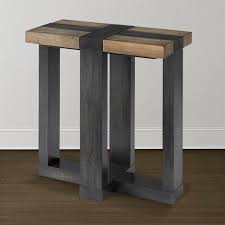 Bench Made Maple Skyline Side Table Living Room End Tables Table Decor Living Room Living Room Accent Tables