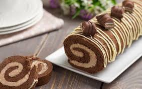 Gateau Roule Au Kinder Bueno Avec Thermomix Recette Thermomix Gateau Roule Recette Gateau Savoureux Gateau Roule