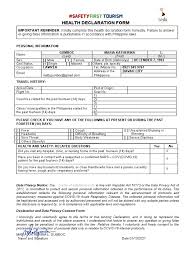 And declare that by health. Seda Health Declaration Form 2020 Information Privacy Medicine