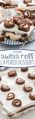 Little debbie little debbie devil squares are fanciful and enjoyable in this rendition of an icebox cake! Swiss Roll Layered No Bake Dessert Crazy For Crust