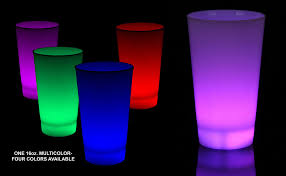 Amazon Com Fun Central Multicolor Glow In The Dark Led Light Up Cup For Parties Toys Games