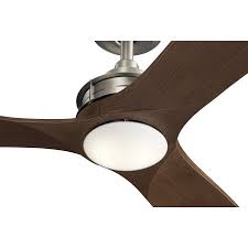 Shop for kichler ceiling fans at walmart.com. Kichler 300356ni Brushed Nickel Ried 56 3 Blade Indoor Outdoor Ceiling Fan With Blades And Wall Control Lightingshowplace Com