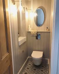 Therefore, for the best cloakroom bathroom ideas, keep in mind those that consider the floor of your downstairs toilet. Makeover Downstairs Cloakroom Roses And Rolltops