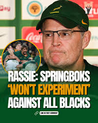 🇿🇦 Rassie Erasmus: Most 'in-form' Springboks team to face All Blacks but  Siya Kolisi may miss out. #RugbyChampionship