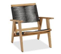 Palmer Rope Armchair Pottery Barn Outdoor Wood Furniture Wooden Outdoor Furniture Outdoor Chairs
