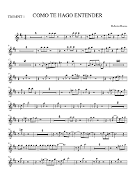 Cover de la canción como te hago entender en versión salsa reggae de la orquesta karibe ft. Como Te Hago Entender Trumpet 1