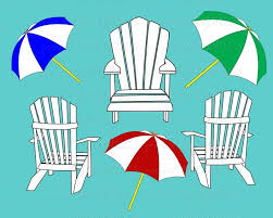 Beach Chairs Pictures Clip Art Beach Clipart Digital Clip Art