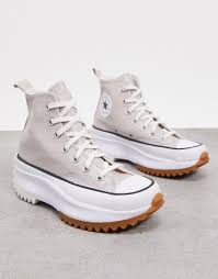 Elevate your style with the converse run star hike. Converse Run Star Hike Hi Leather Sneakers In Silver In 2021 Converse Run Star Hike Leather Sneakers Sneakers
