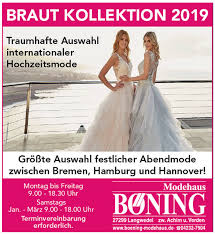 Für eine schöne hochzeit, wie sie sich die meisten bräute vorstellen, muss. Brautmode Trends 2019 Im Modehaus Boning In Langwedel