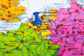 Bélgica, reino de bélgica, belgique, belgi, royaume de belgique, koninkrijk bélgica, un país de europa occidental, en el mar del norte. Mapa Belgica Imagenes Y Fotos 123rf