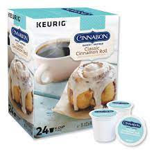 These deal offers are from many sources, selected by our smart and comprehensive system. Cinnabon Classic Cinnamon Roll Single Serve Keurig K Cup Pods Flavored Coffee 24 Count Amazon Com Grocery Gourmet Food