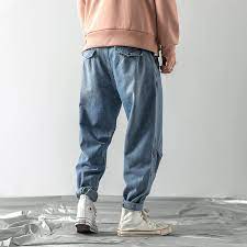 Get the best deals on baggy denim jeans and save up to 70% off at poshmark now! Cowboy Baggy Homme Classic Cargo Pocket Wash Jeans Jeans Outfit Men Pants Outfit Men Streetwear Jeans