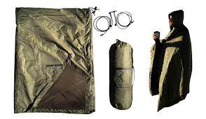 Die besonders flauschige thermodecke isoliert ideal und schützt den liegenden hund ideal vor bodenkälte. Bushmen Thermo Camping Decke Poncho