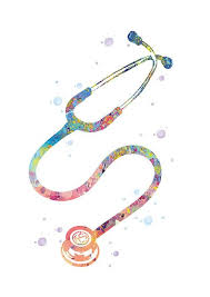 Stethoscope Art Doctor Gift Doctor S Gift Medical Art Acoustic Instrument Veterinary Or Doctor Gift Art Print 308 Stethoscope Docteur Medecin