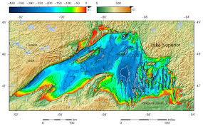 File Lake Superior Bathymetry Map Png Wikimedia Commons