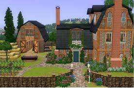 Bienvenue sur ma page ! Mod The Sims French Country Farm House Sims House Country Farm Country Farmhouse
