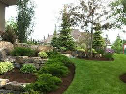 Evergreen Boulder Landscape Great Yard Ideas Landscaping With Boulders Evergreen Landscape Front Yard Garden