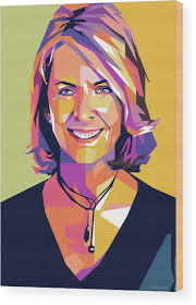 Diane Keaton 2 Wood Print by Retro Movie Posters