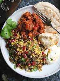 Maybe you would like to learn more about one of these? Jewelled Couscous Recipe With Puy Lentils Pomegranate Elizabeth S Kitchen Diary