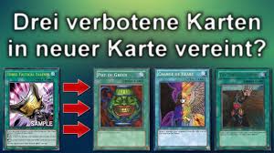 Verkaufe hier meine kleine sammlung bestehend aus: Yu Gi Oh Drei Verbotene Karten Werden In Neuer Karte Vereint Youtube