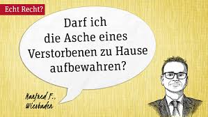 Je nach bundesland erhalten die deutschen arbeitnehmer zwischen 11 und 13 bezahlte feiertage zusätzlich. Darf Man Eine Urne Zu Hause Aufbewahren Deutsche Anwaltauskunft