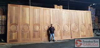 Harga pintu hpl (model, type & data harga). Pintu Kayu Merbau Oven Terbaik Di Indonesia Pk Garuda
