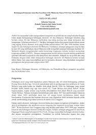 Pmi rakan dagang utama malaysia. Pdf Hubungan Ekonomi Amerika Syarikat As Malaysia Pasca 9 11 Era Pentadbiran Bush