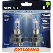 Sylvania H13 Silverstar Halogen Headlight Bulb Pack Of 2
