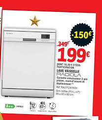Offre Lave Vaisselle Radiola Chez E Leclerc