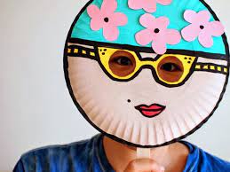 Okul Oncesi Kartondan Maske Yapimi En Guzel Maske Ornekleri Maskeler Okul Oncesi Kagit Tabaklar