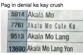Texting is the first act to start speaking with your crush. Joke Time Filipino Quotes Dogtrainingobedienceschool Com